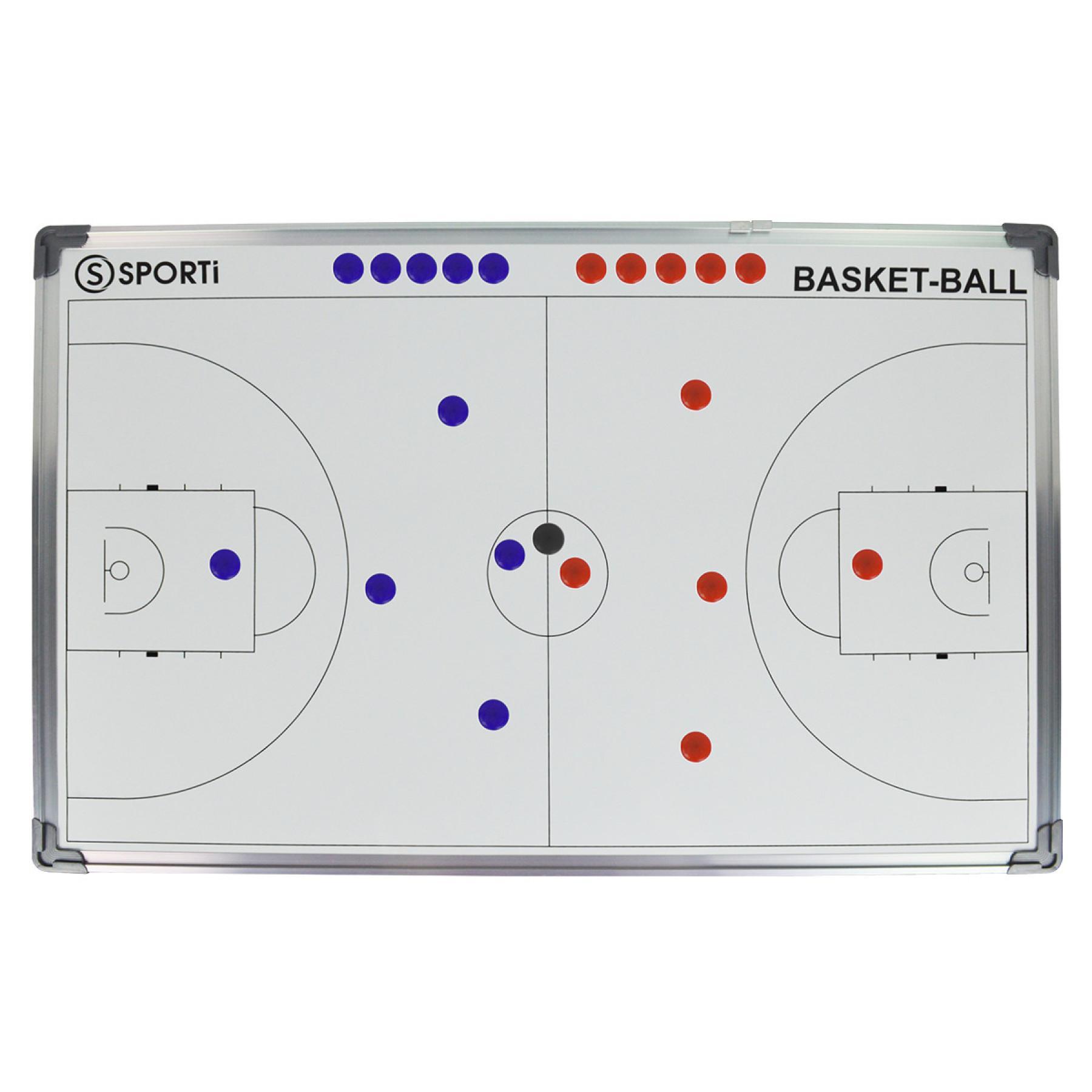 Taktisk tavla för basket 60x90cm Sporti