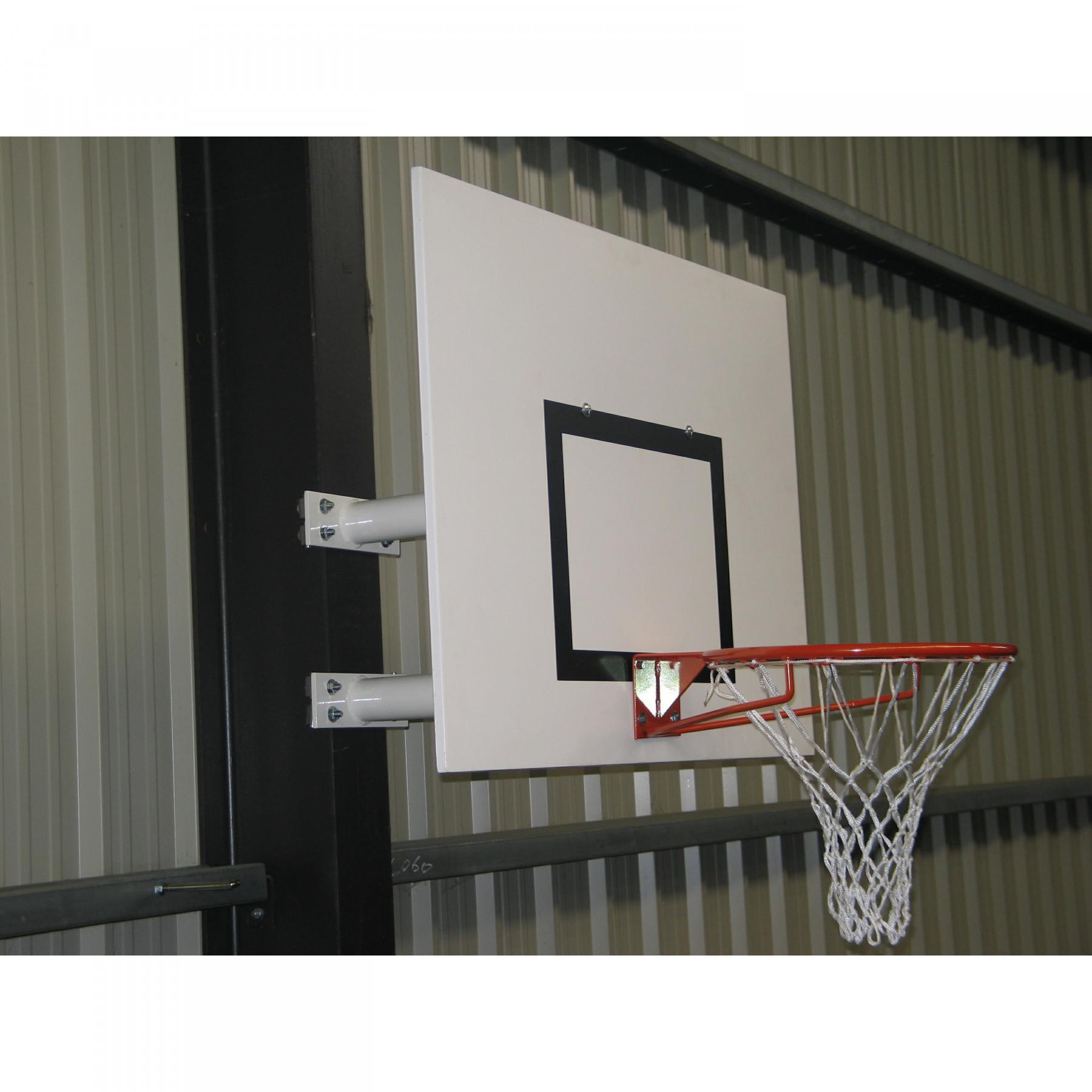 Rektangulär väggmonterad basketkorg med fast höjd Sporti France