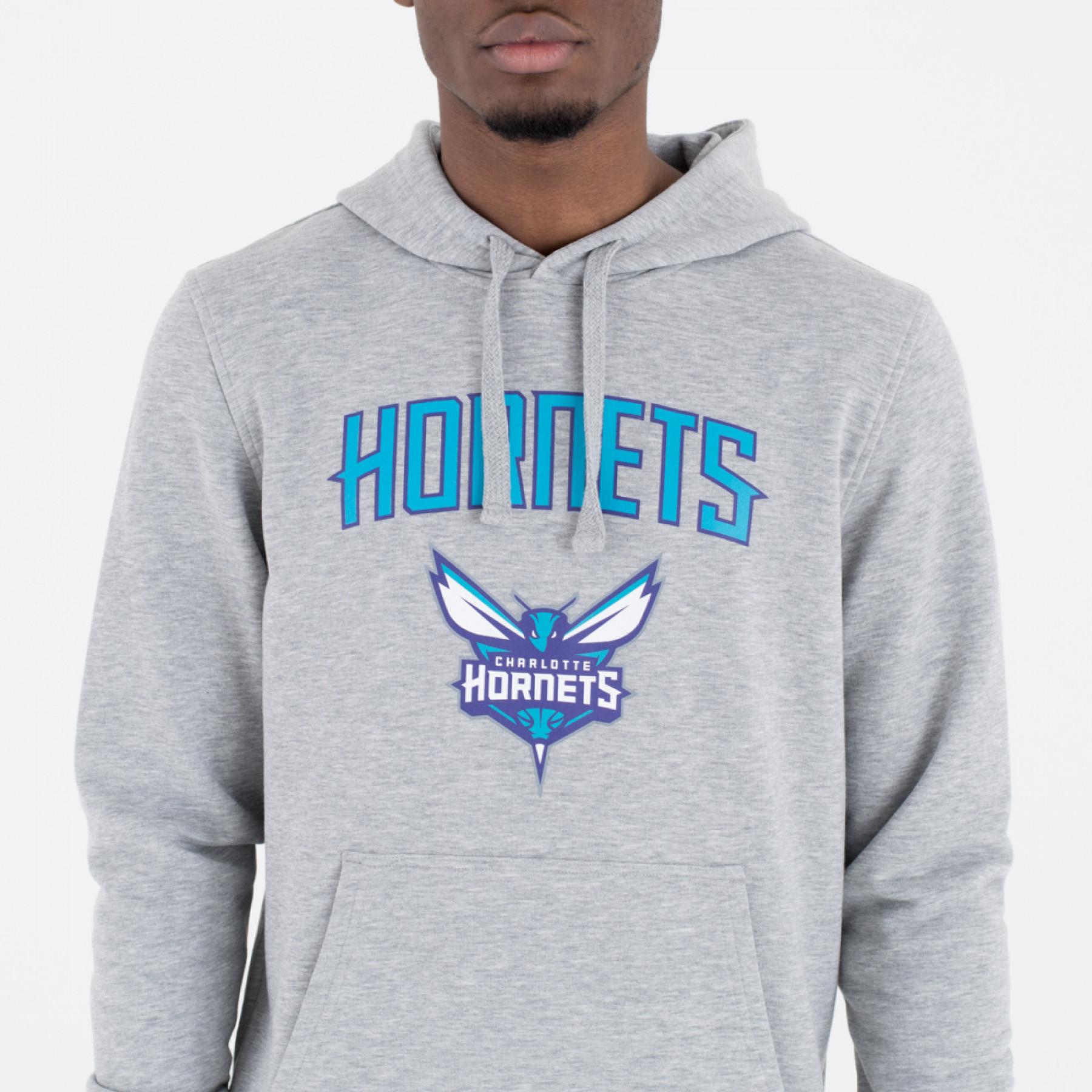 Huvtröjor New Era avec logo de l'équipe Charlotte Hornets