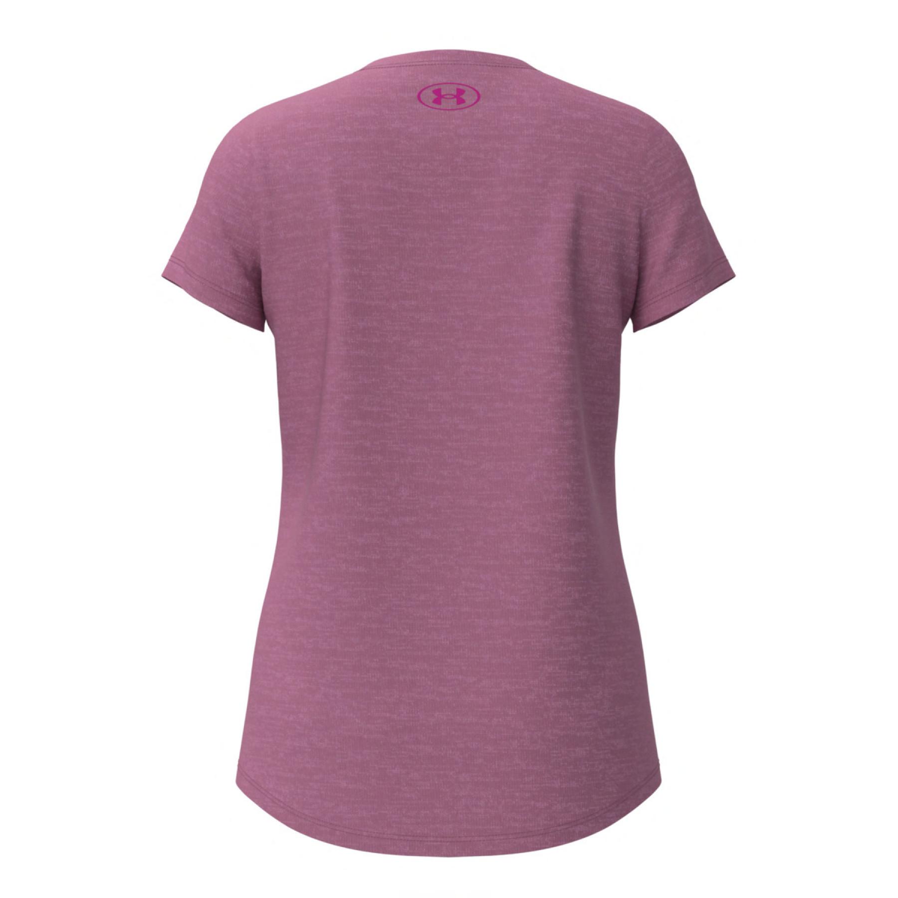 T-shirt för flickor Under Armour à manches courtes et motif Twist Big Logo