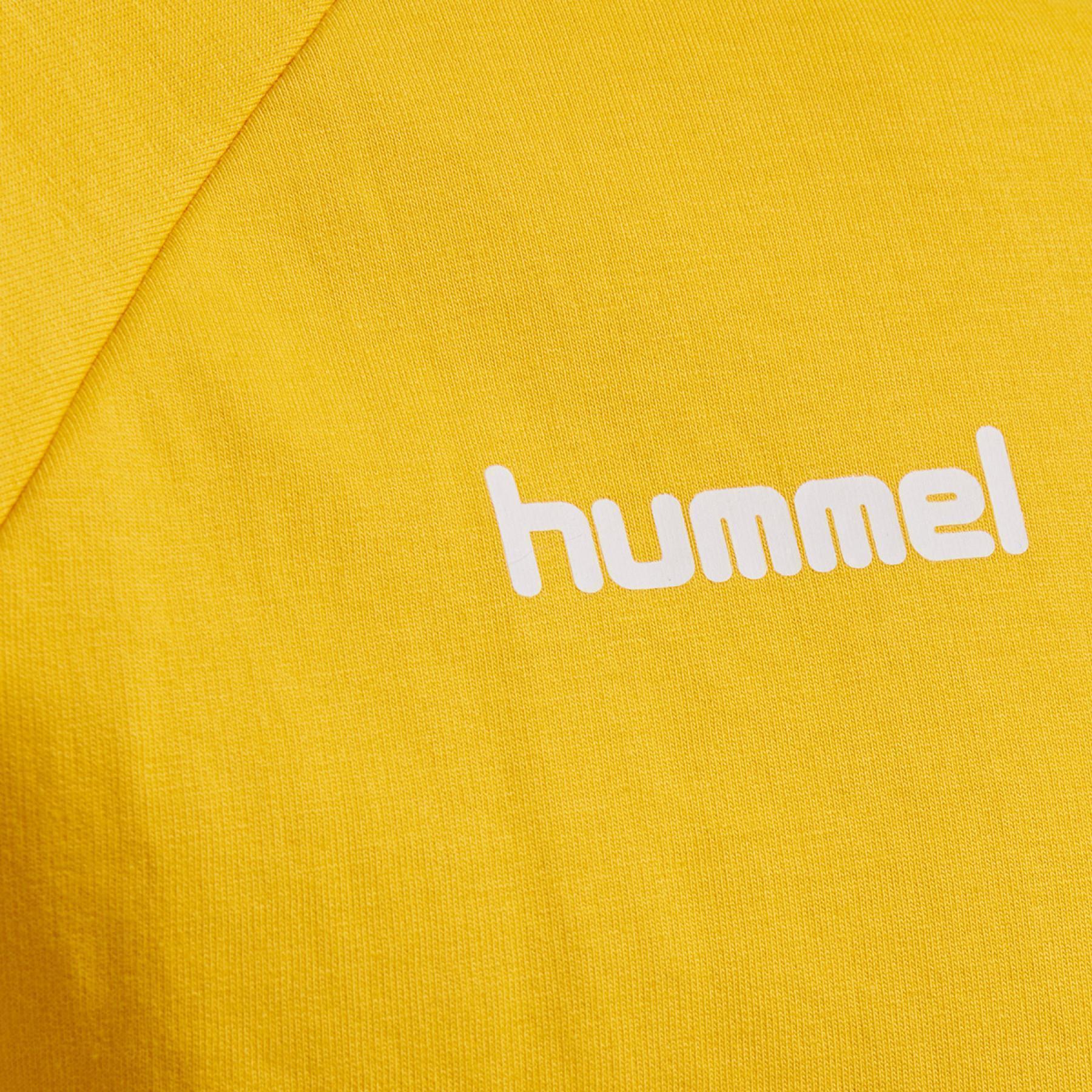 Sweatshirt med huva och dragkedja Hummel hmlGO cotton