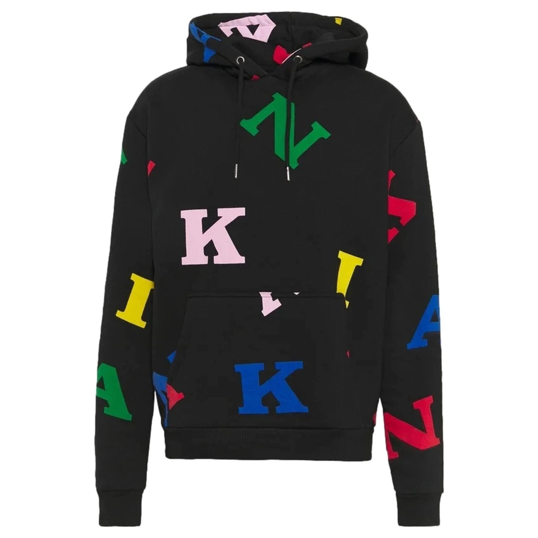 Sweatshirt med huva Karl Kani Retro Logo