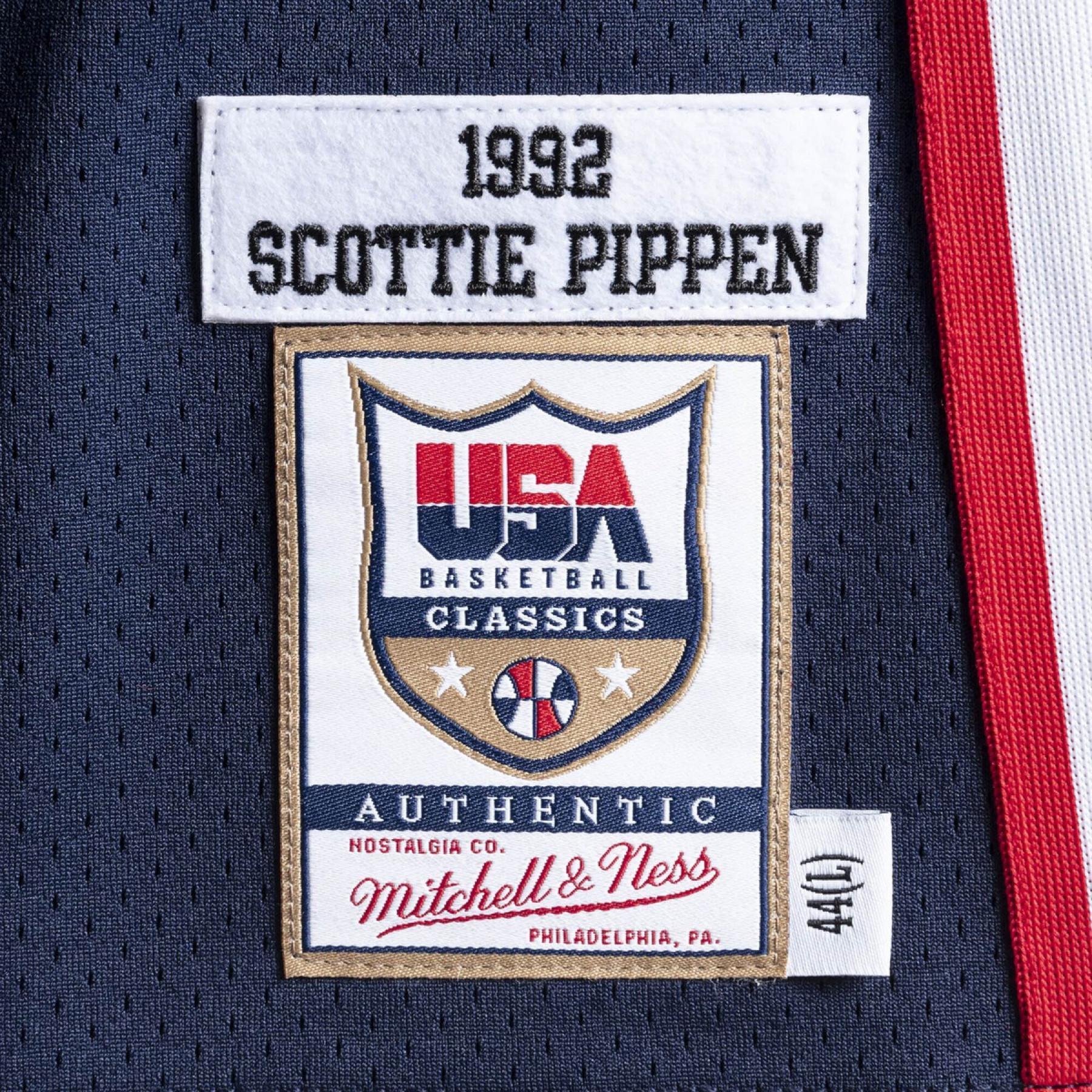 Autentisk lagtröja USA nba Scottie Pippen