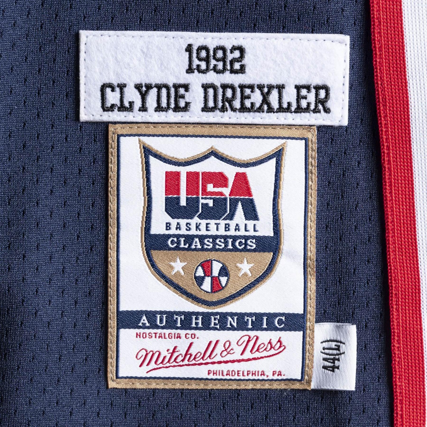Autentisk lagtröja USA nba Clyde Drexler