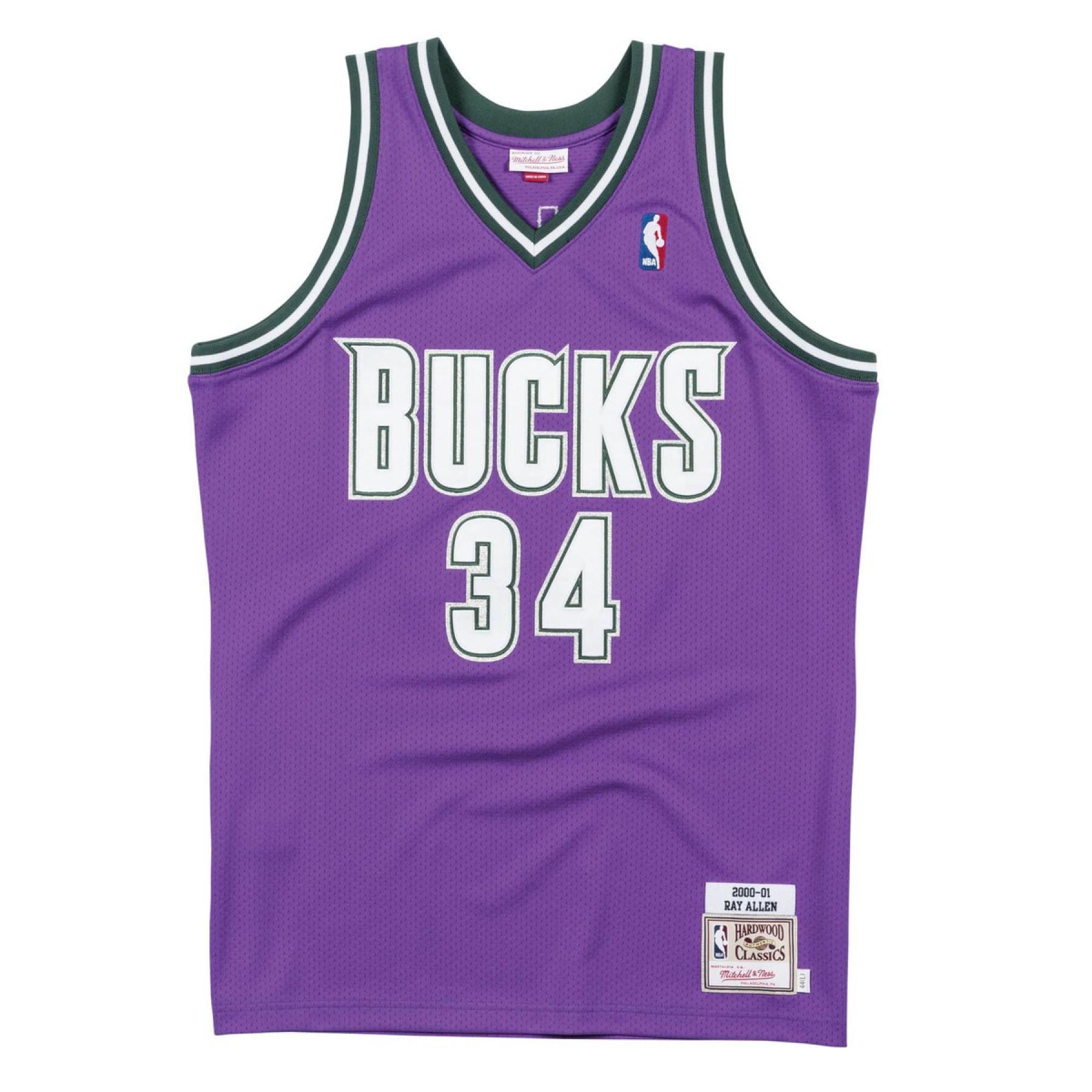 Autentisk tröja Milwaukee Bucks Ray Allen 2000/01