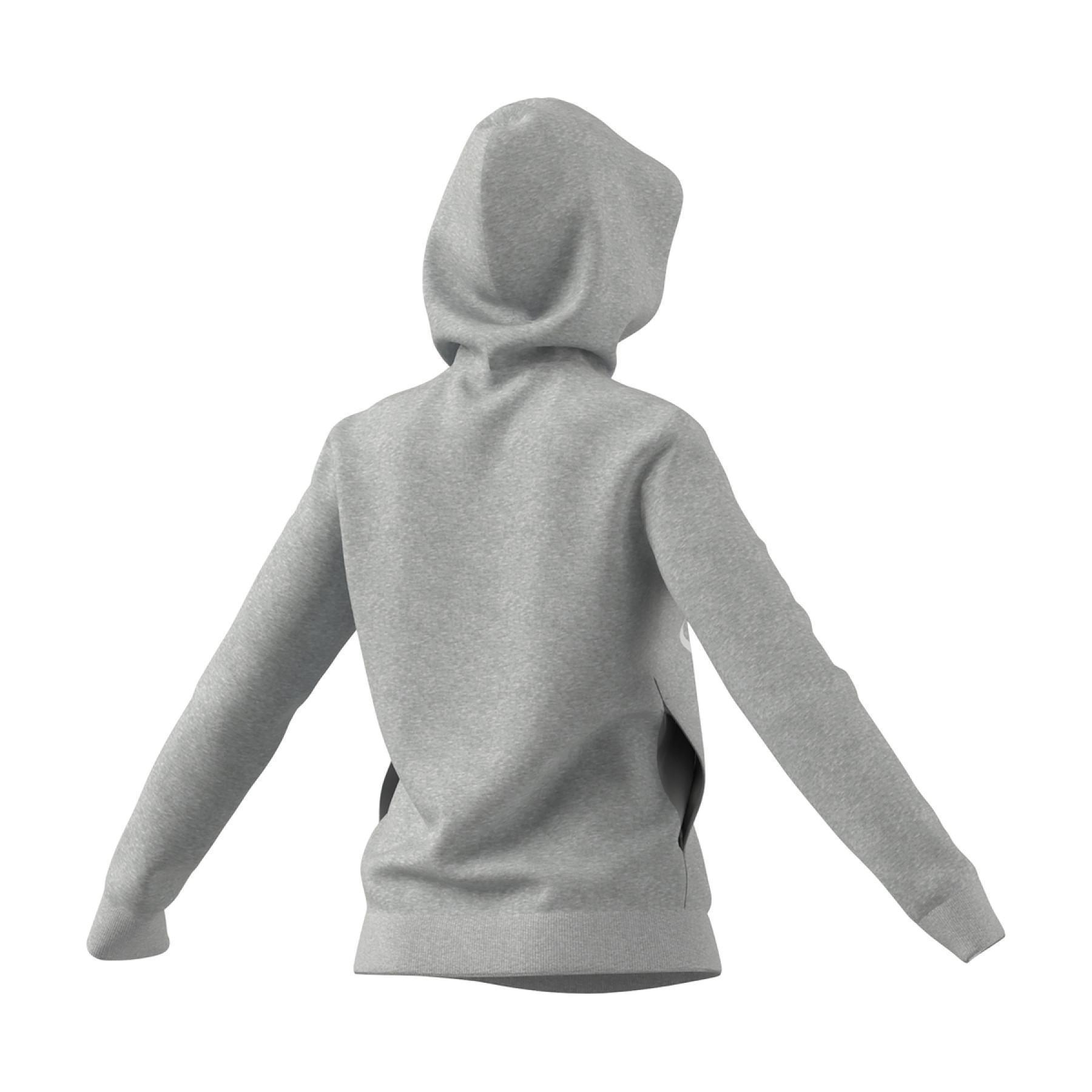 Sweatshirt med huva för kvinnor adidas Essentials Logo Fleece