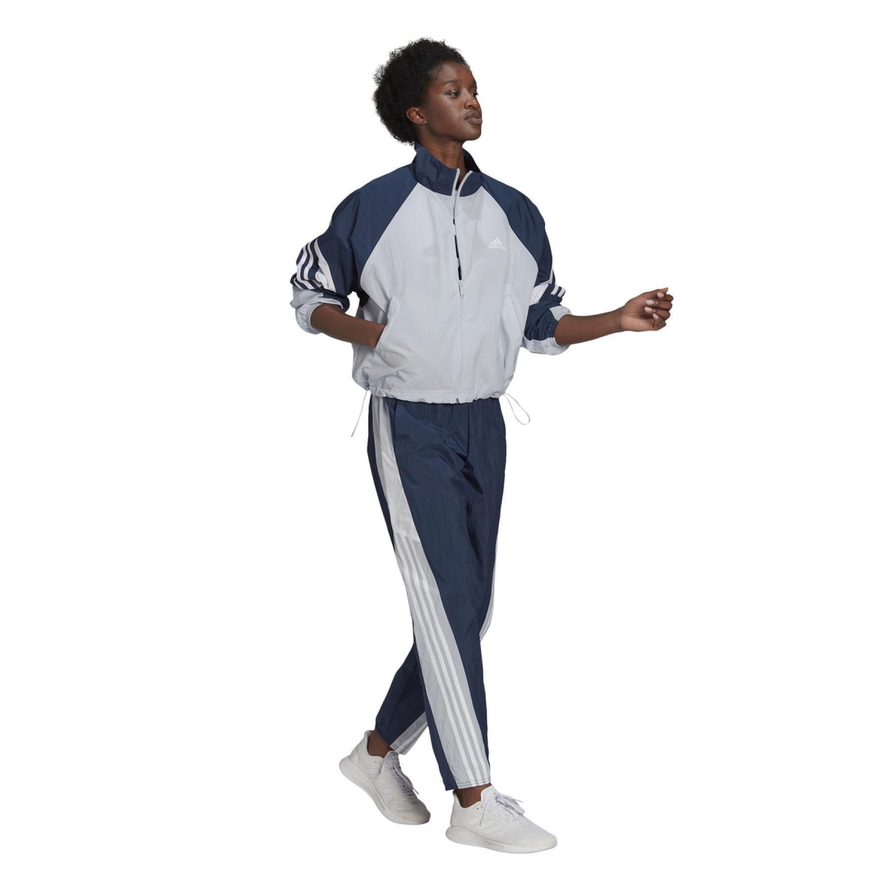 Träningsoverall för kvinnor adidas Sportswear Game-Time Woven