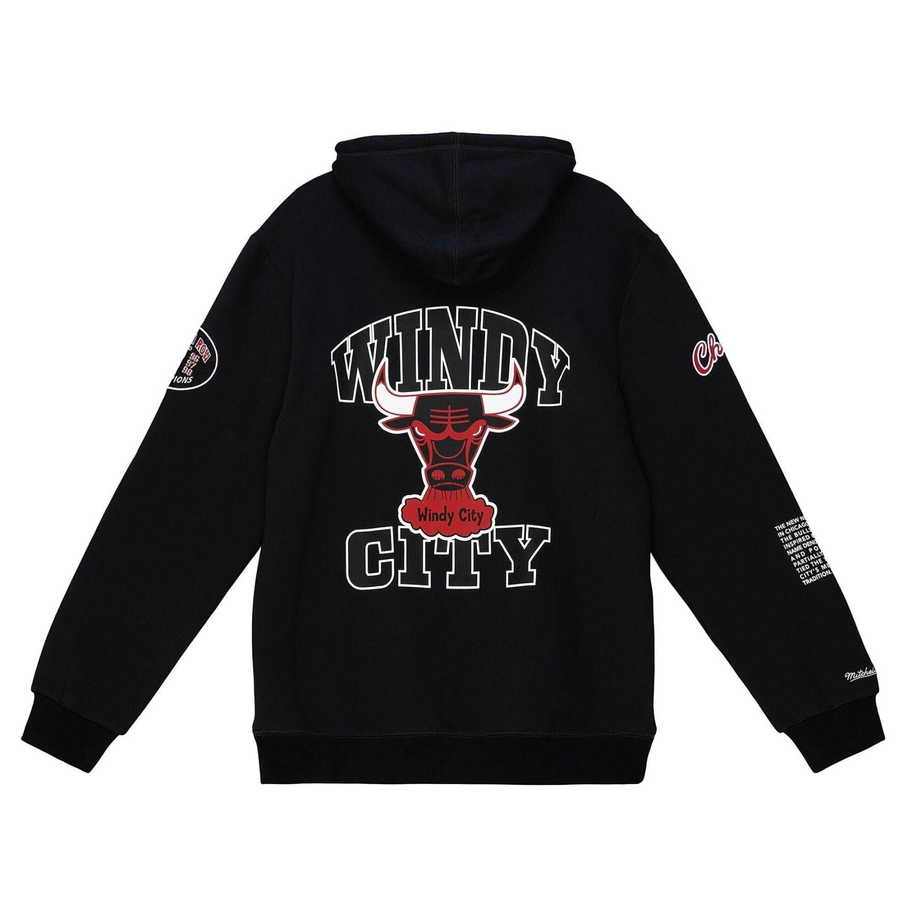 Sweatshirt med huva Chicago Bulls Origins