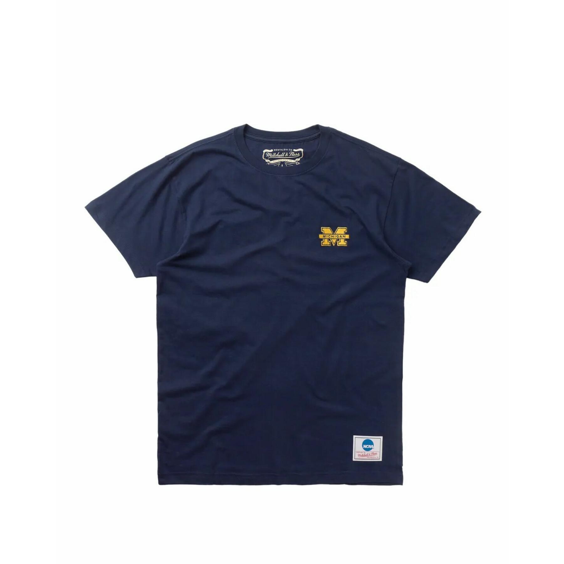 T-shirt university of michigan broderad logotyp
