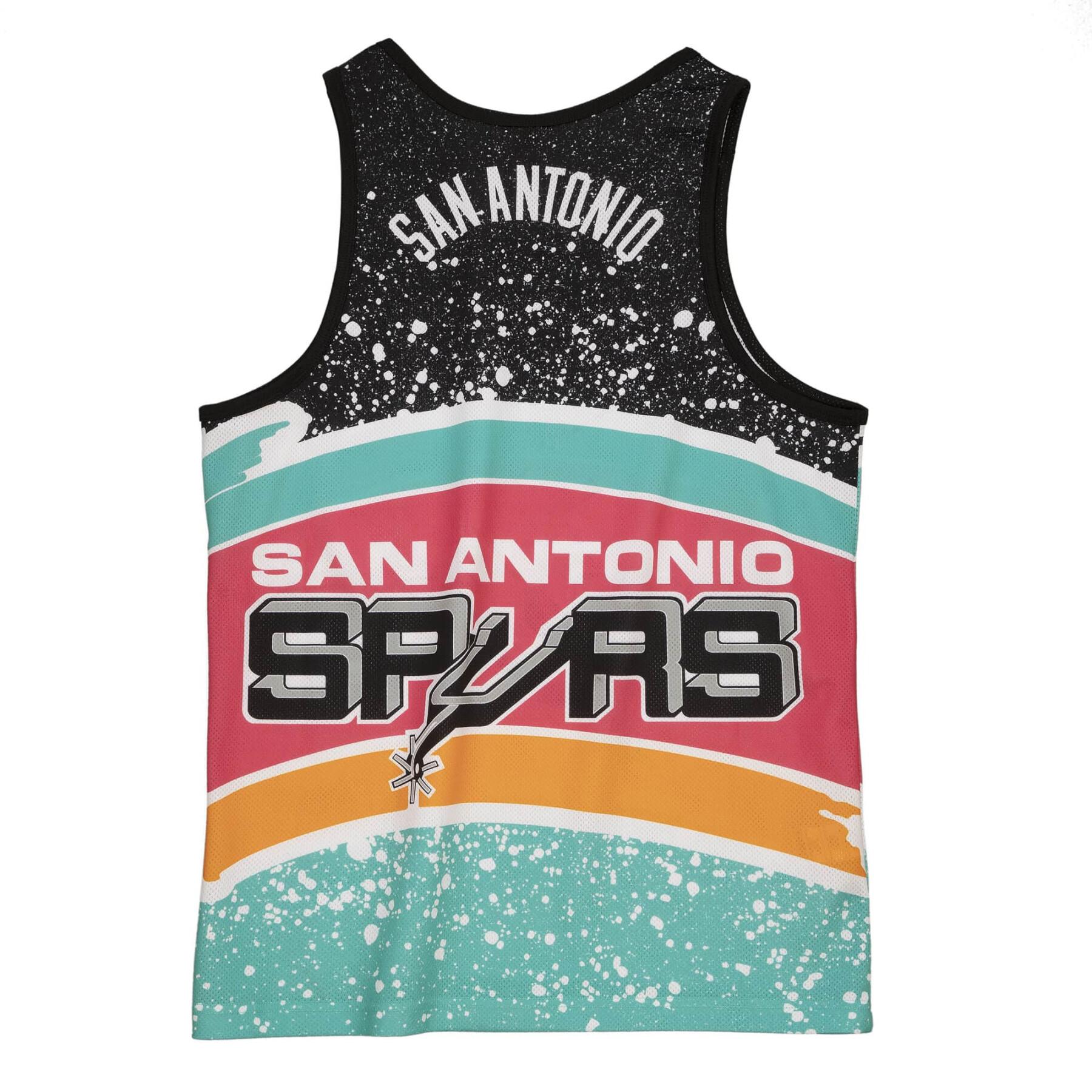 Linne Mitchell & Ness Jumbotron Mesh San Antonio Spurs