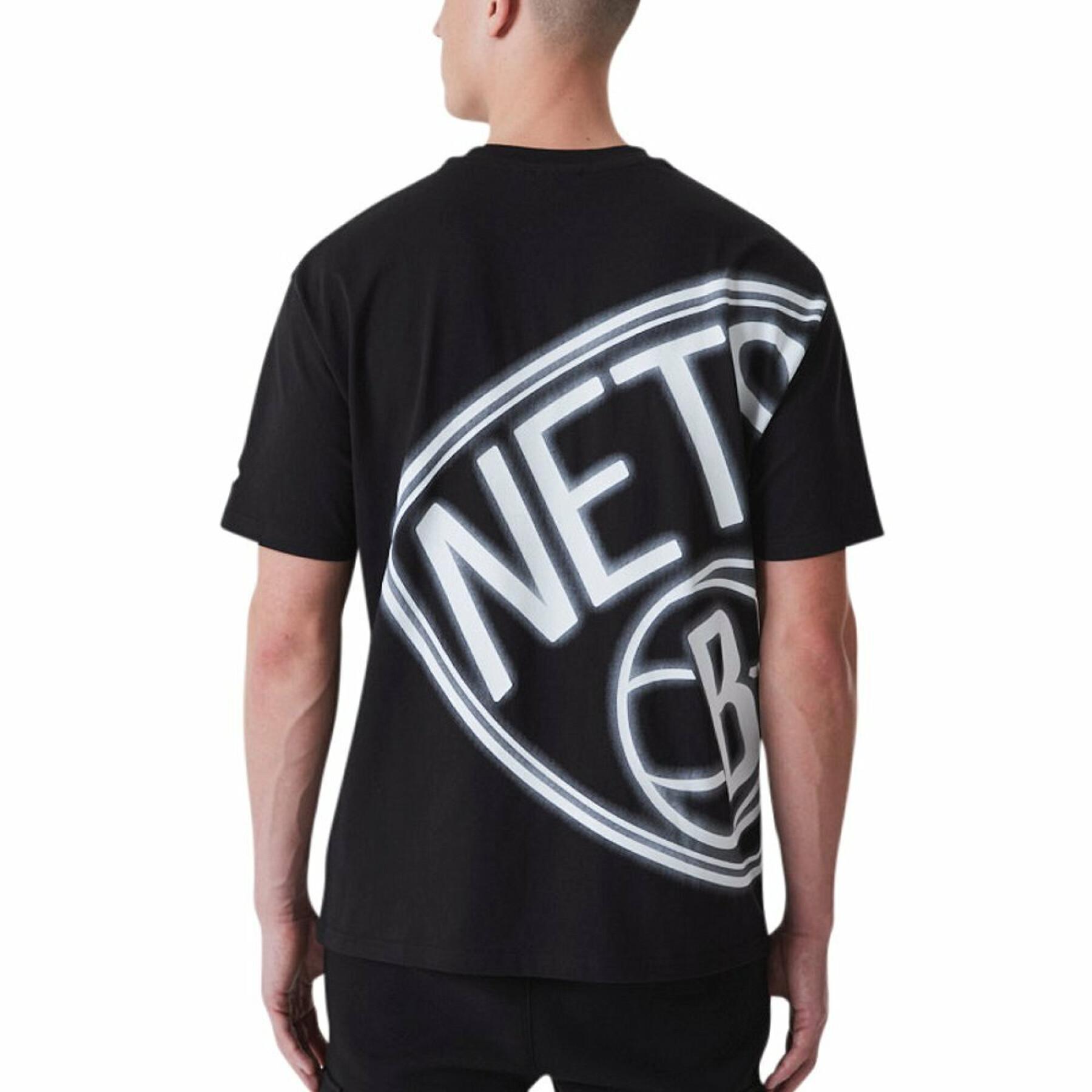 Oversized t-shirt med brookyln Nets NBA BP Neon