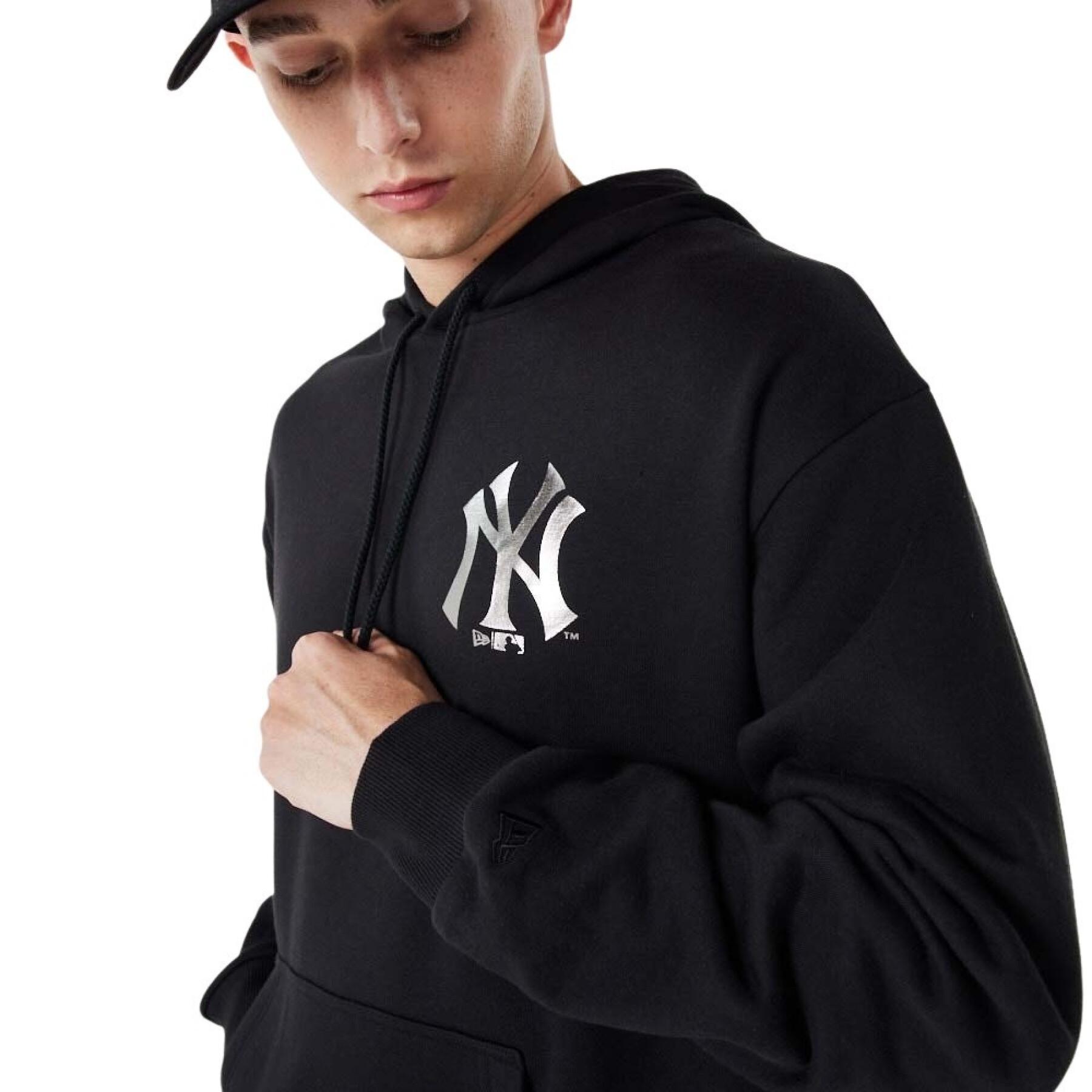 Sweatshirt med huva New York Yankees BP Metallic