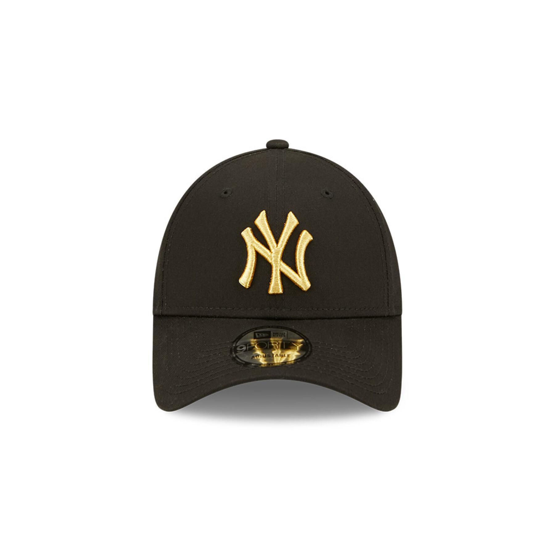 9fyrtio cap New York Yankees Metallic