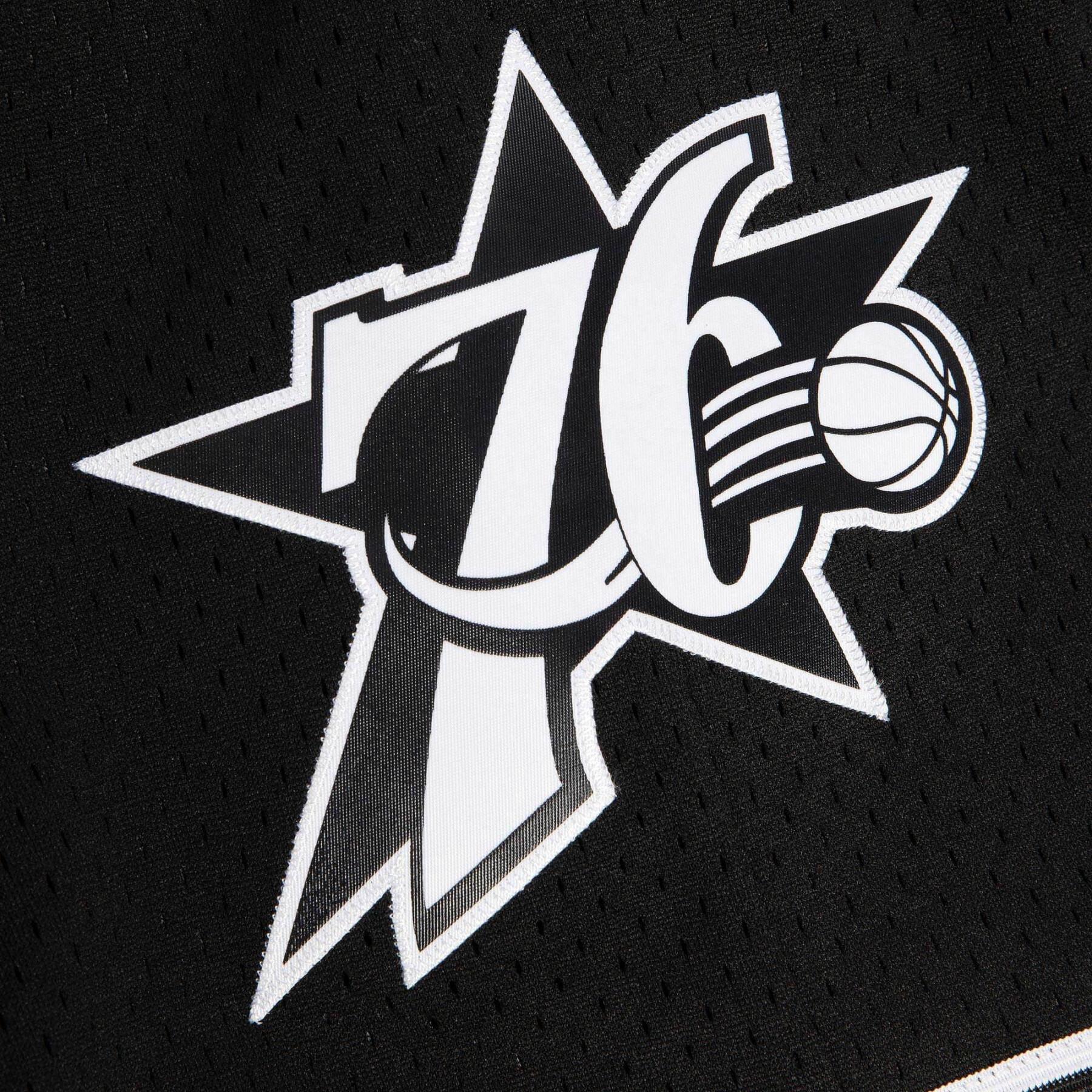 Philadelphia 76ers shorts 2000-01 vit logotyp swingman