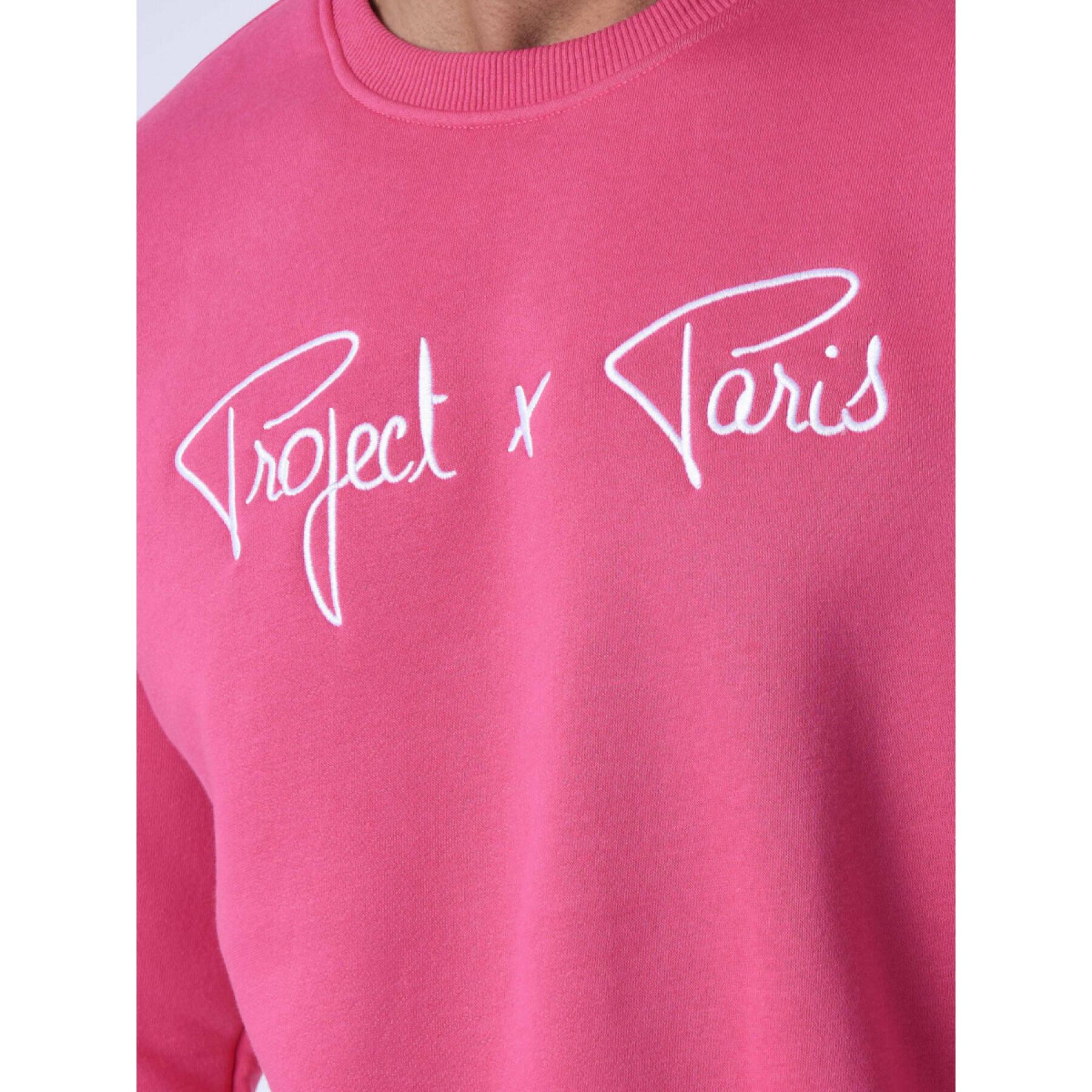 Sweatshirt med rund halsringning Project X Paris