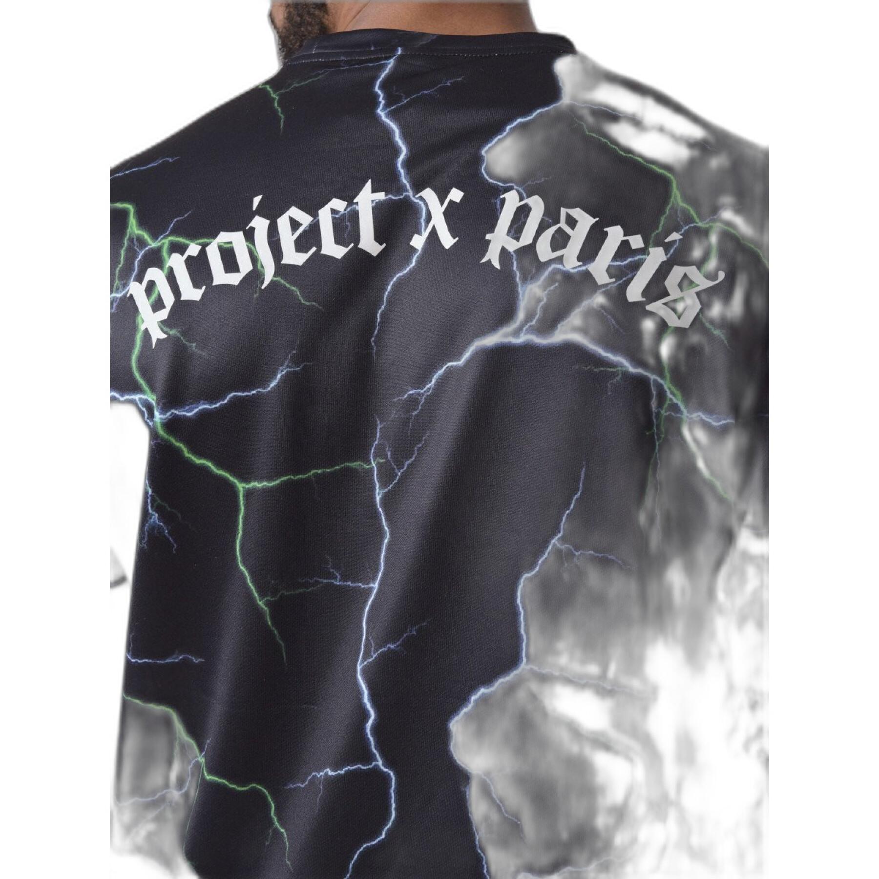 Sweatshirt med rund halsringning och blixtmönster Project X Paris