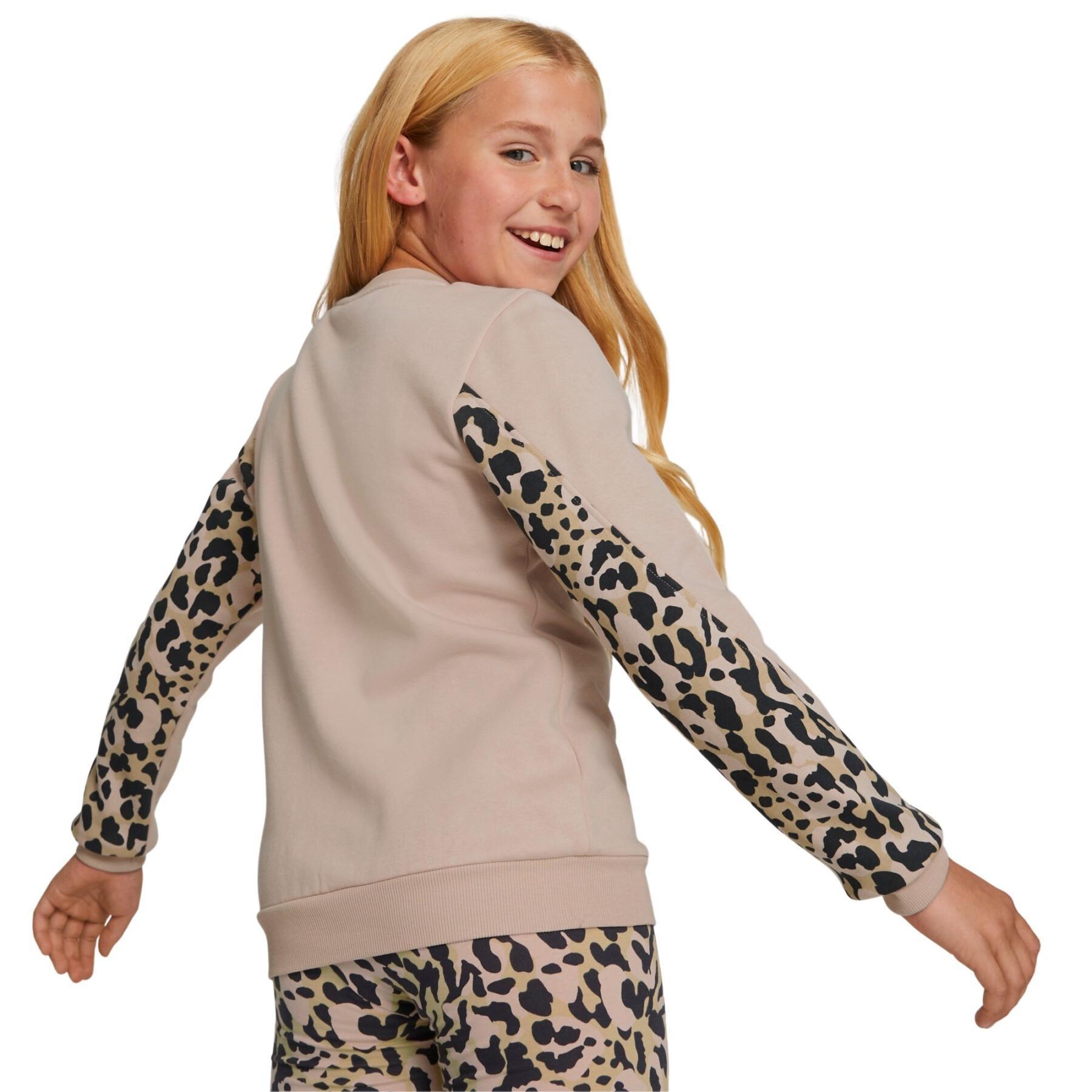 Sweatshirt med rund halsringning för flickor Puma Alpha FL G