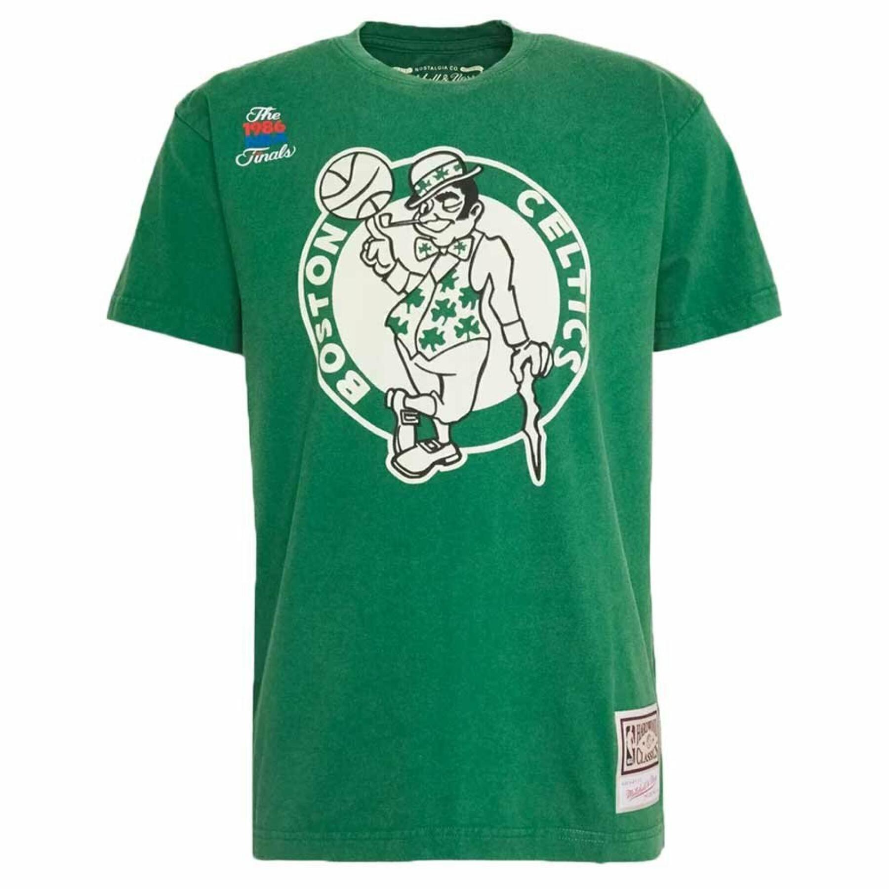 T-shirt med sliten logotyp Boston Celtics 2021/22
