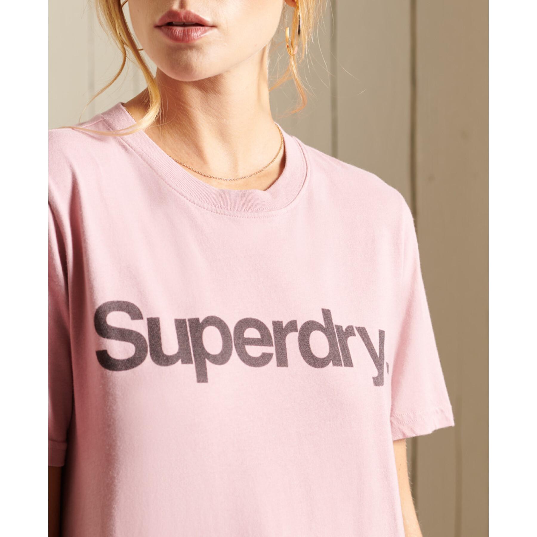 Kortärmad T-shirt för kvinnor Superdry Core Logo