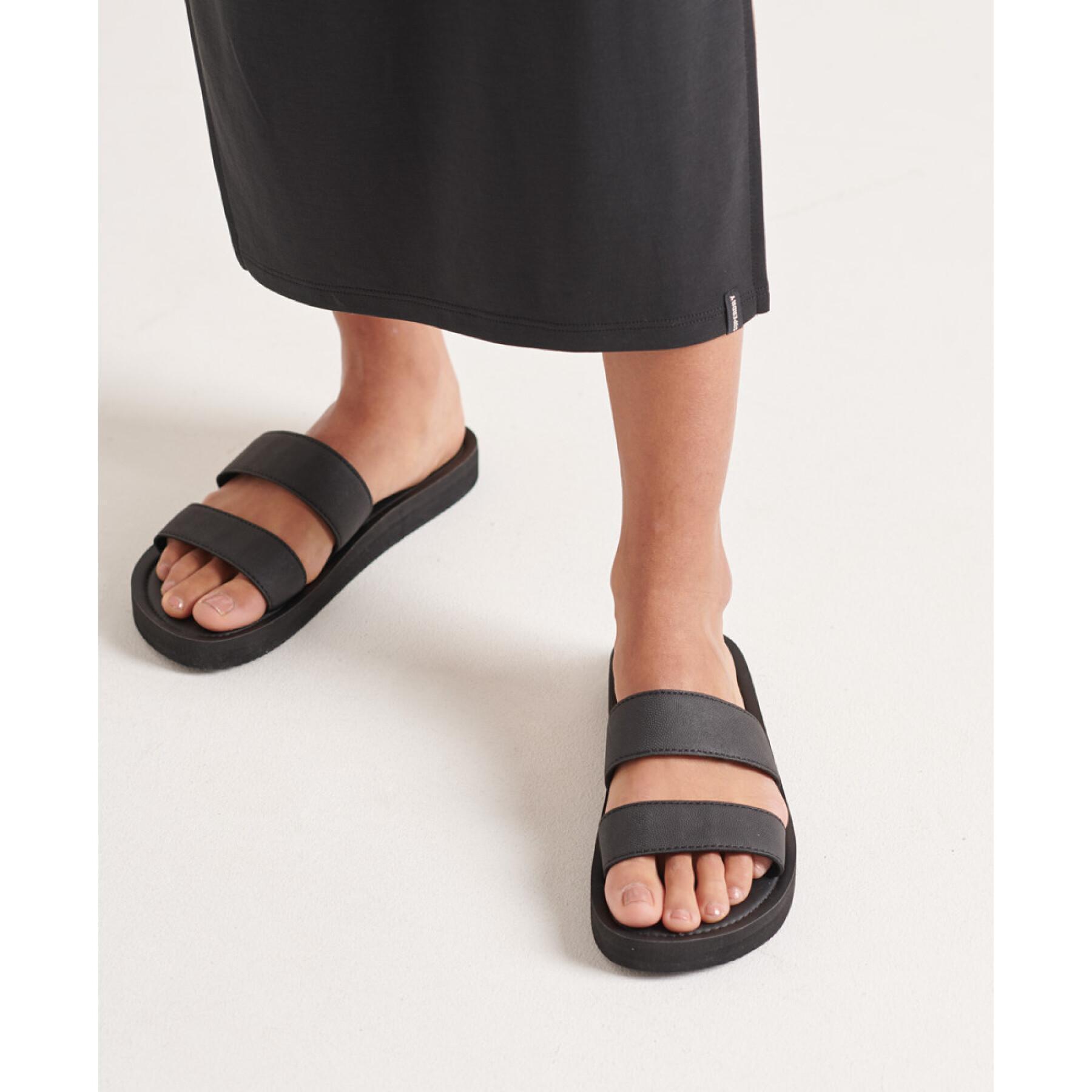Premium slimmade sandaler med 2 remmar för damer Superdry