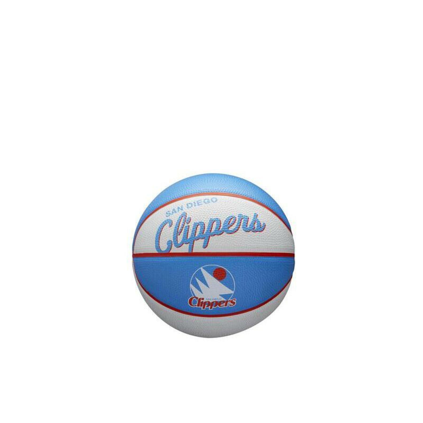 Mini nba retro boll Los Angeles Clippers