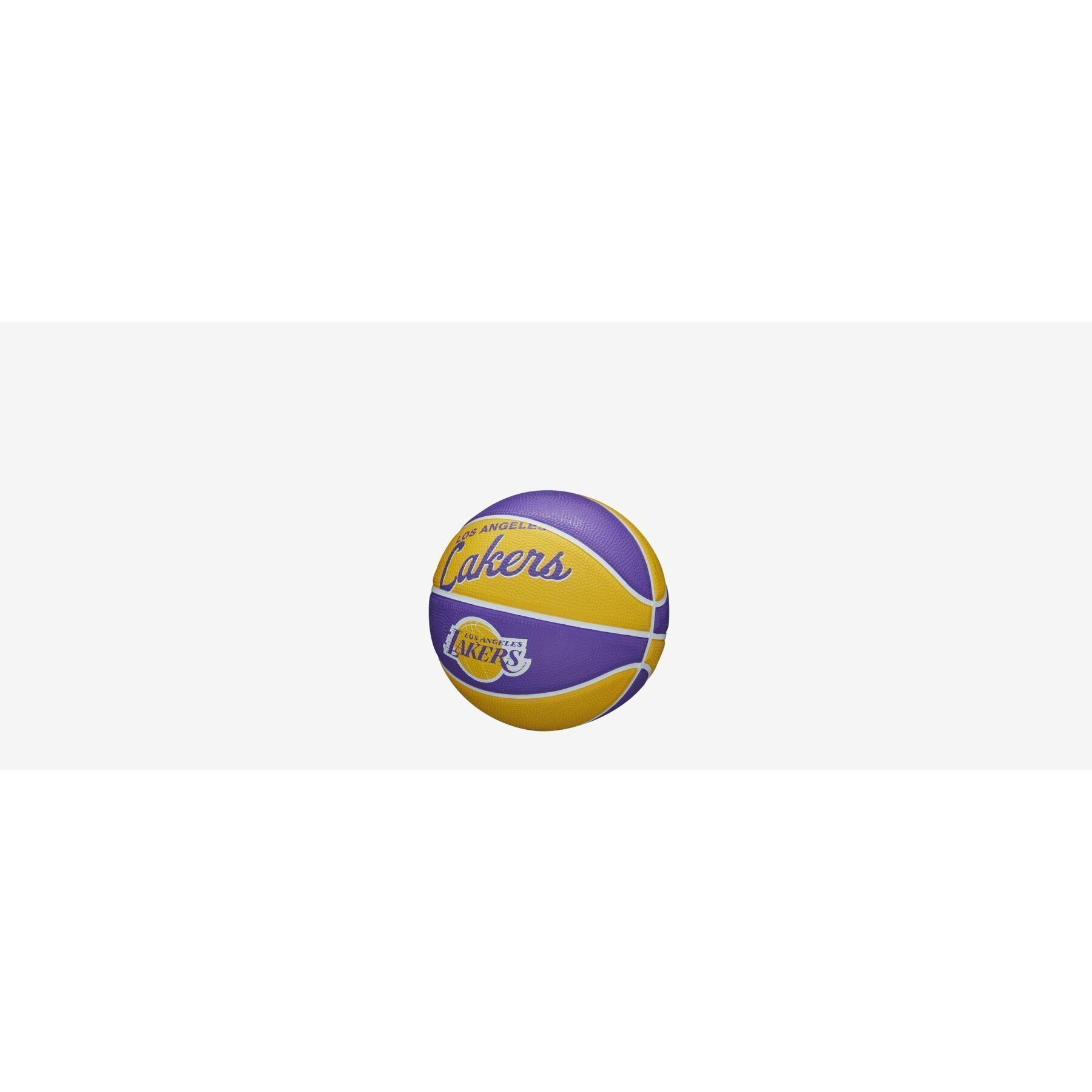 Miniboll Los Angeles Lakers Nba Team Retro 2021/22
