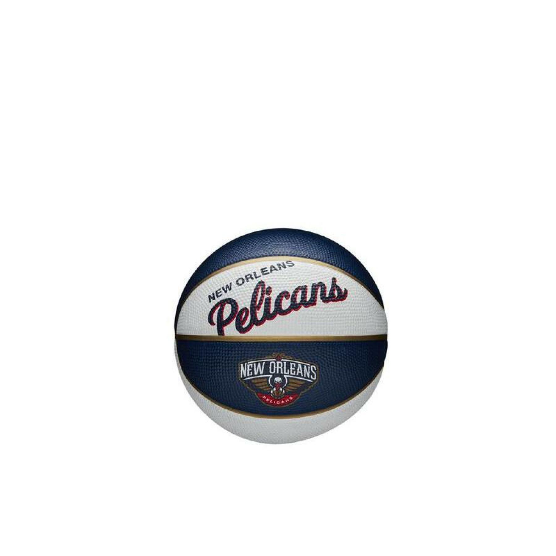 Mini nba retro boll New Orleans Pelicans