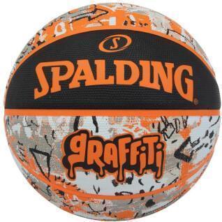 Ballong Spalding Orange Graffiti Rubber