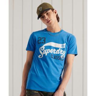 Lätt mönstrad T-shirt Superdry Collegiate