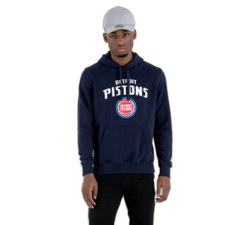 Sweatshirt med huva Detroit Pistons NBA