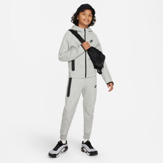 Sweatshirt med dragkedja för barn Nike Tech Fleece