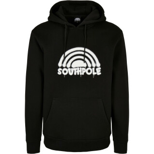 Urban classics sweatshirt med huva Southpole Spray Logo