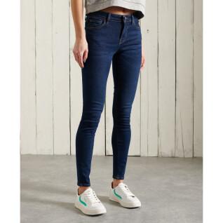 Skinny jeans med midjeresår för kvinnor Superdry