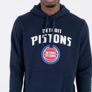 Huvtröjor New Era avec logo de l’équipe Detroit Pistons