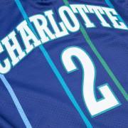 Autentisk tröja Charlotte Hornets Larry Johnson 1994/95