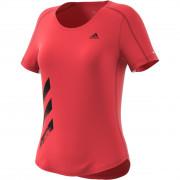 T-shirt för kvinnor adidas Run It 3-Stripes Fast