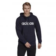 Sweatshirt med huva adidas Essentials French Terry Linear Logo