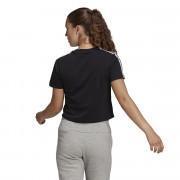 Kort T-shirt för kvinnor adidas Essentials Loose 3-Bandes