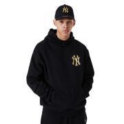 Sweatshirt med huva New York Yankees BP Metallic